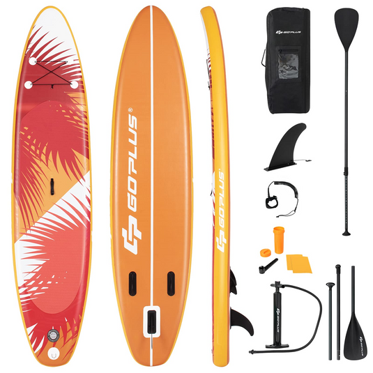 10' Adjustable Inflatable Stand Up Paddle Sup Surfboard