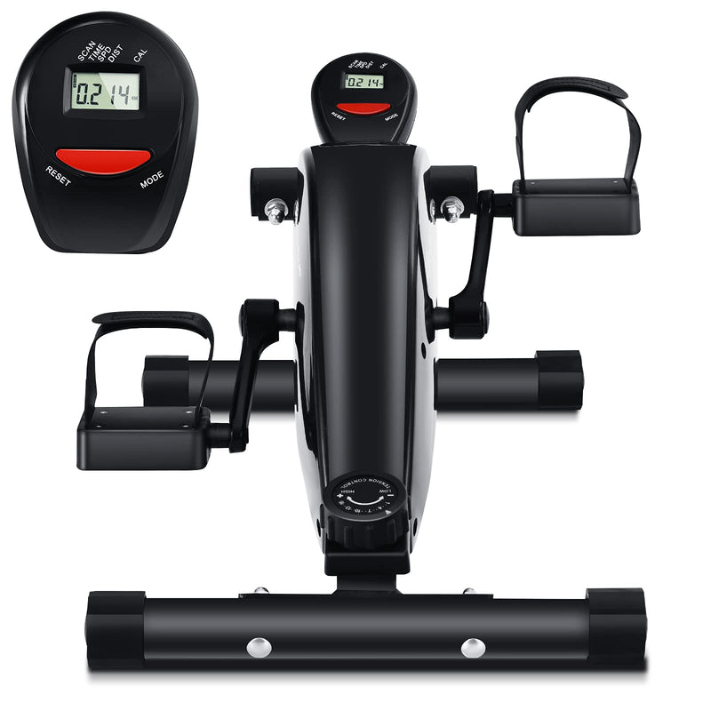 Load image into Gallery viewer, Goplus Under Desk Bike Pedal Exerciser - Stationary Magnetic Mini Exercise Bike with LCD Digital Monitor - GoplusUS
