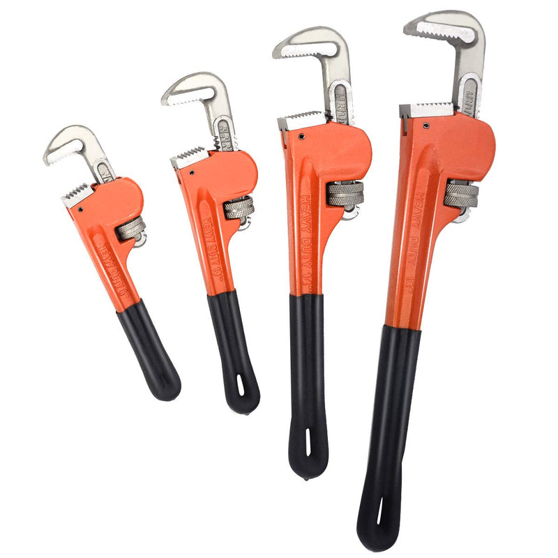 Load image into Gallery viewer, 4pcs Pipe Wrench Set, Heat Treated Plumbing Wrench - GoplusUS
