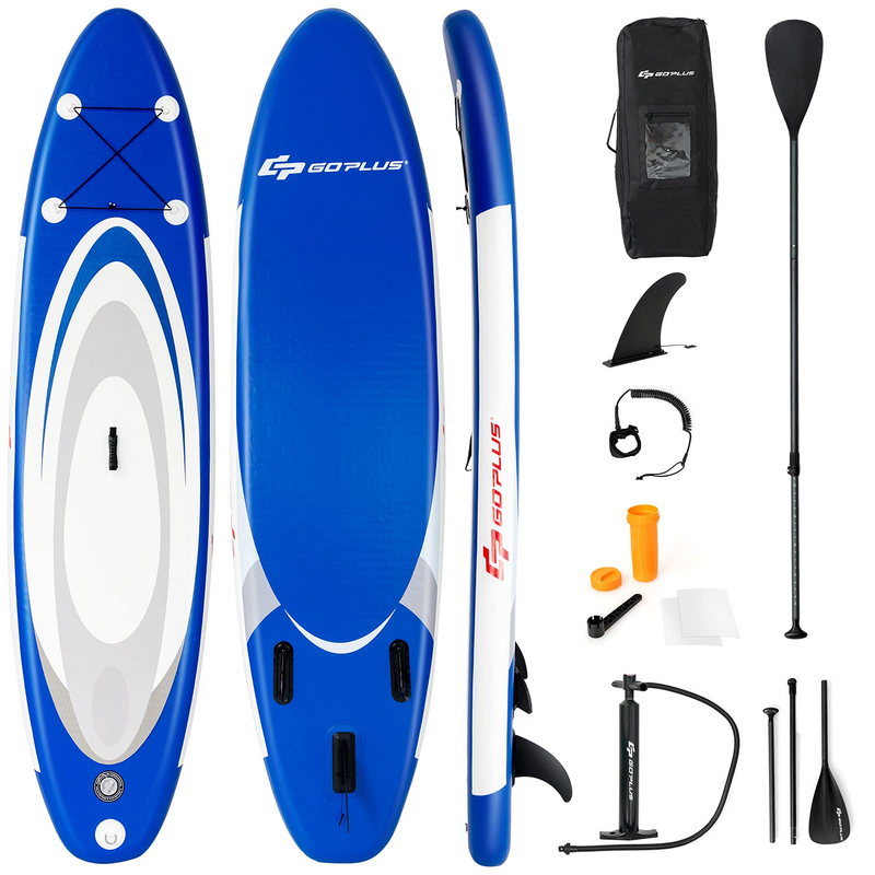 Load image into Gallery viewer, Goplus Inflatable Stand up Paddle Board Surfboard SUP Board with Adjustable Paddle Carry Bag - GoplusUS
