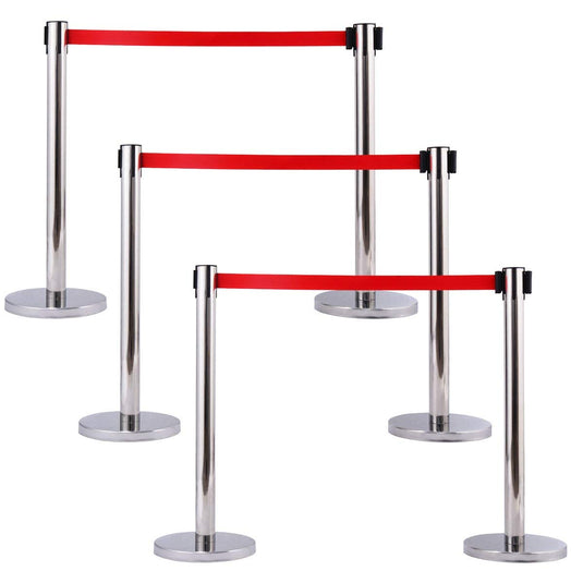 Crowd Control Stanchion Crowd Control Safety Barrier Hanging Circle Hook  Plate