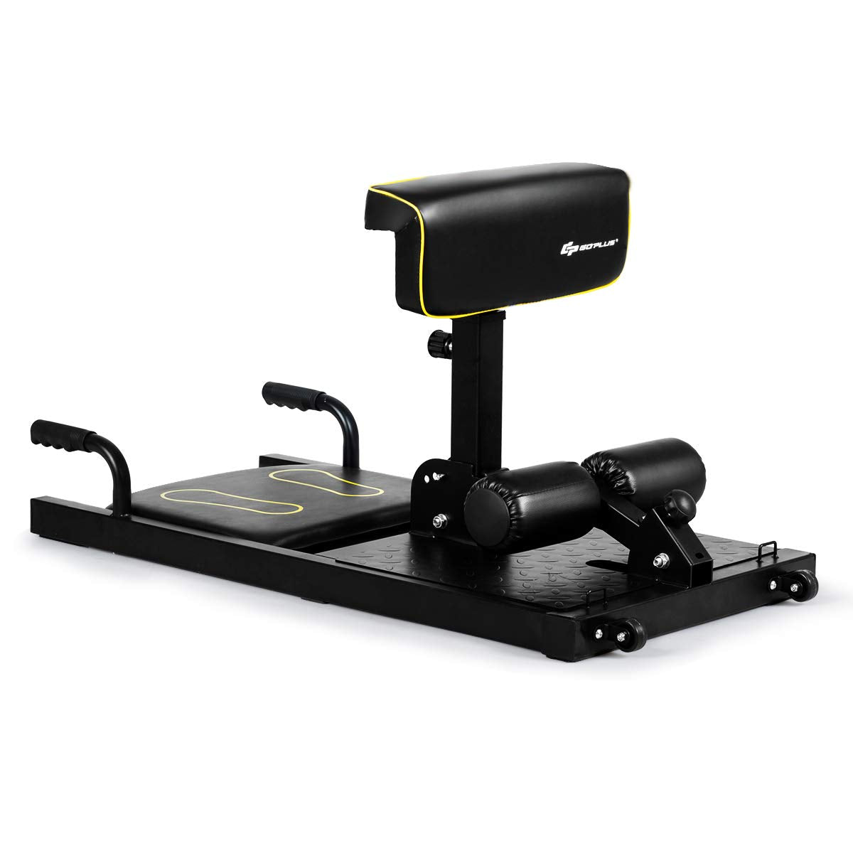 Goplus Deep Squat Machine, 8-in-1 Sissy Squat Fitness Equipment Functi ...