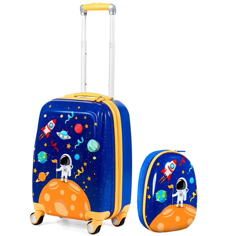 Load image into Gallery viewer, Kids Luggage Set, 12&quot; &amp; 18&quot; Kids Carry On Luggage Set - GoplusUS
