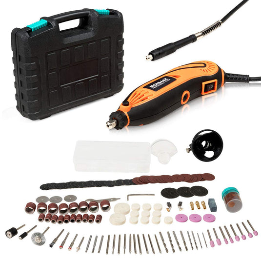 Rotary Tool Kit, with Flex Shaft, 139pcs Accessories and Carrying Case