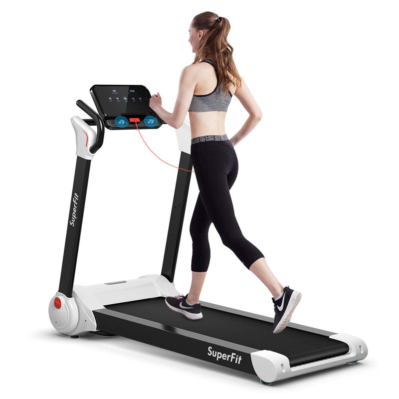 Load image into Gallery viewer, 2.25HP Electric Folding Treadmill, Installation-Free Design with 8-Stage Damping System - GoplusUS
