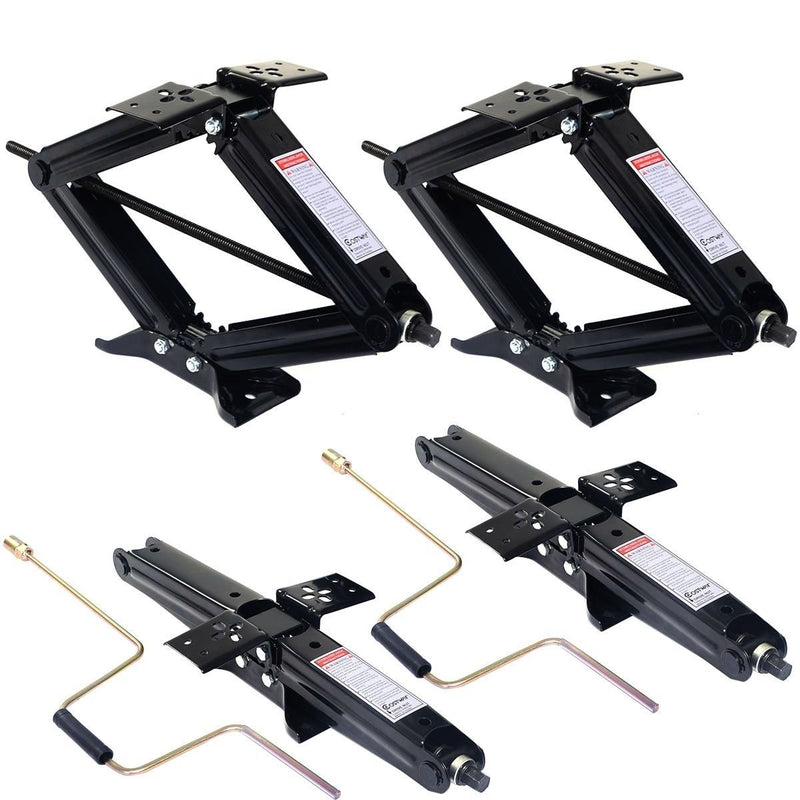 Load image into Gallery viewer, 4Pcs 24&quot; Scissor Jack RV Camper Trailer Leveling and Stabilizer - GoplusUS
