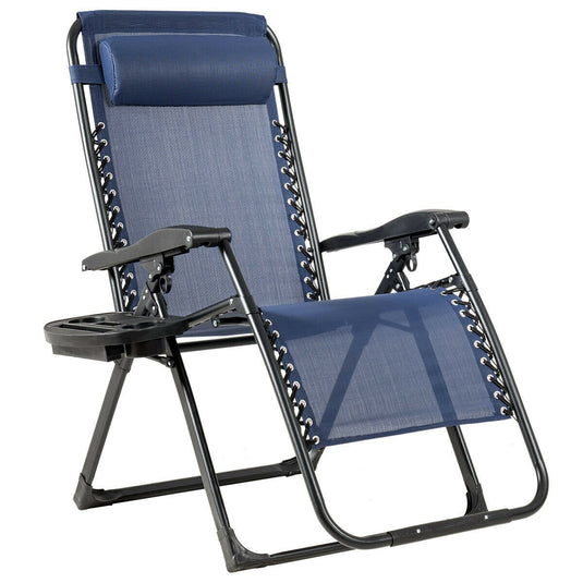 Zero Gravity Chair, 500-lb Capacity Oversized Recliner with Cup Holder