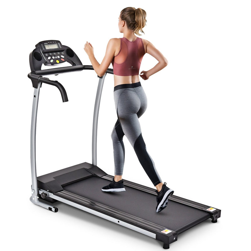 Load image into Gallery viewer, Folding Treadmill, Electric Running Machine with LED Display and Mobile Phone Holder - GoplusUS
