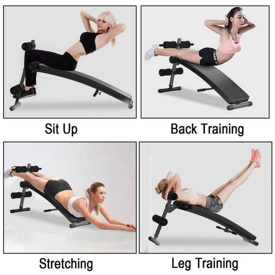 Adjustable Bench Sit up Bench Slant Board Decline Ab Bench Crunch