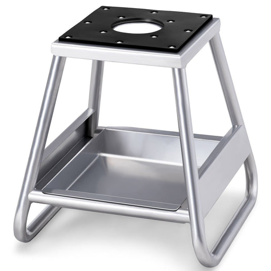 1000 LB Motorcycle Maintenance Lift Jack - Steel Panel Stand With Oil Drain Hole