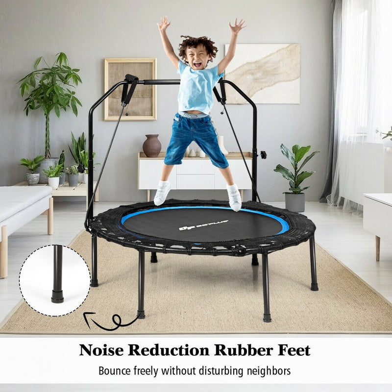 Load image into Gallery viewer, 40&#39;&#39; Folding Fitness Trampoline, Portable Mini Exercise Rebounder - GoplusUS
