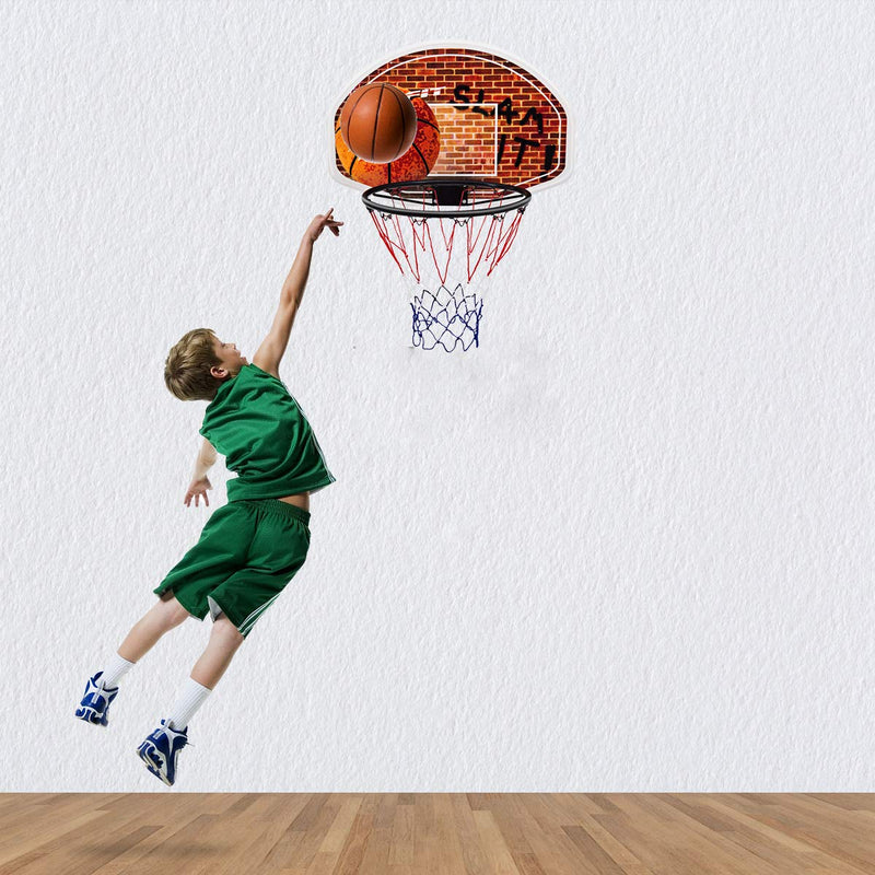 Load image into Gallery viewer, 29&quot; x 20&quot; Mini Basketball Hoop Wall Mounted Portable Basketball Backboard - GoplusUS
