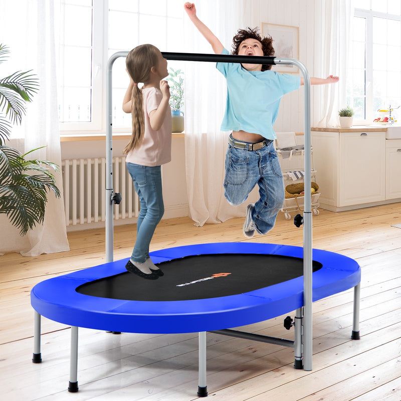 Load image into Gallery viewer, Foldable Trampoline, Double Mini Kids Trampoline Rebounder - GoplusUS
