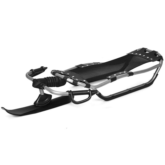 55" Ski Sled Slider Board with Textured Grip Handles - Goplus