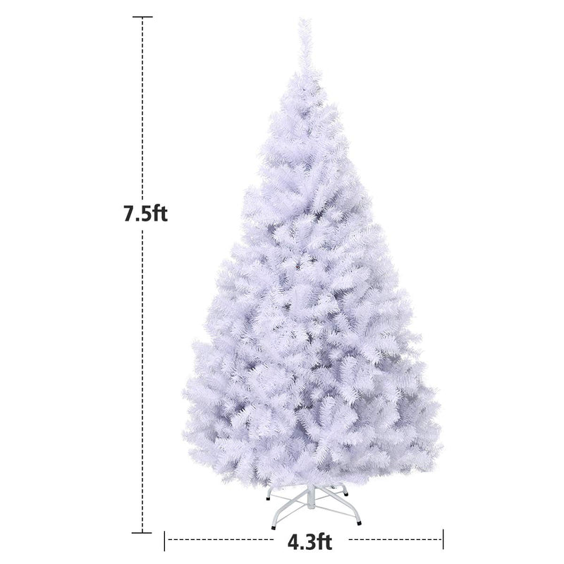 Load image into Gallery viewer, 6ft /7.5ft/9ft White Artificial Christmas Tree - GoplusUS
