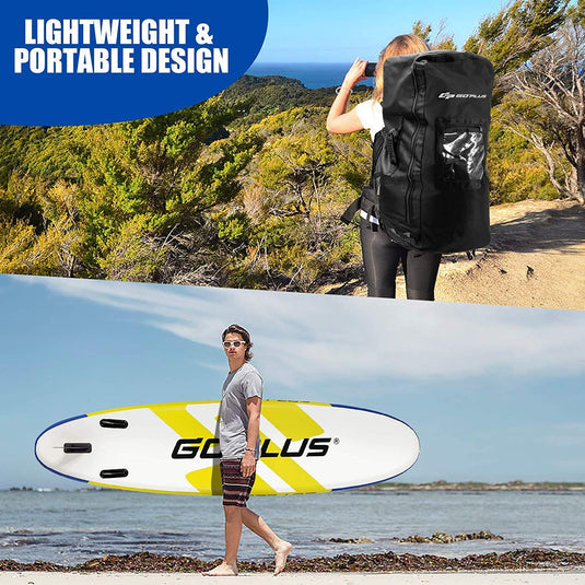 Inflatable Stand Up Paddle Board, 10ft/11ft SUP - GoplusUS