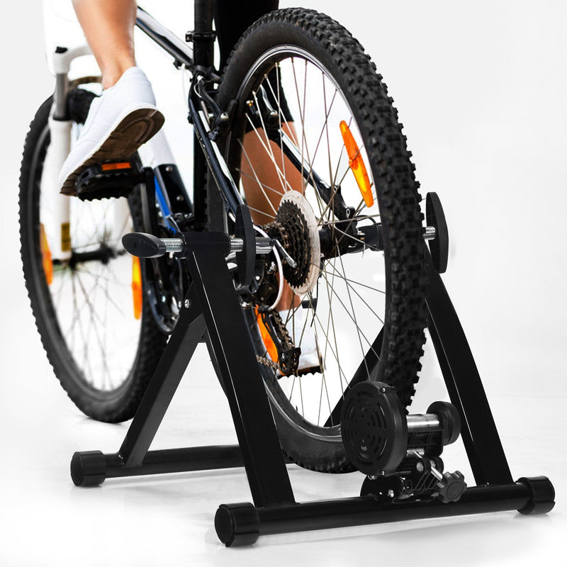 Load image into Gallery viewer, Bike Trainer Stand, Indoor Steel Exercise Bicycle Trainers with Magnetic Flywheel - GoplusUS

