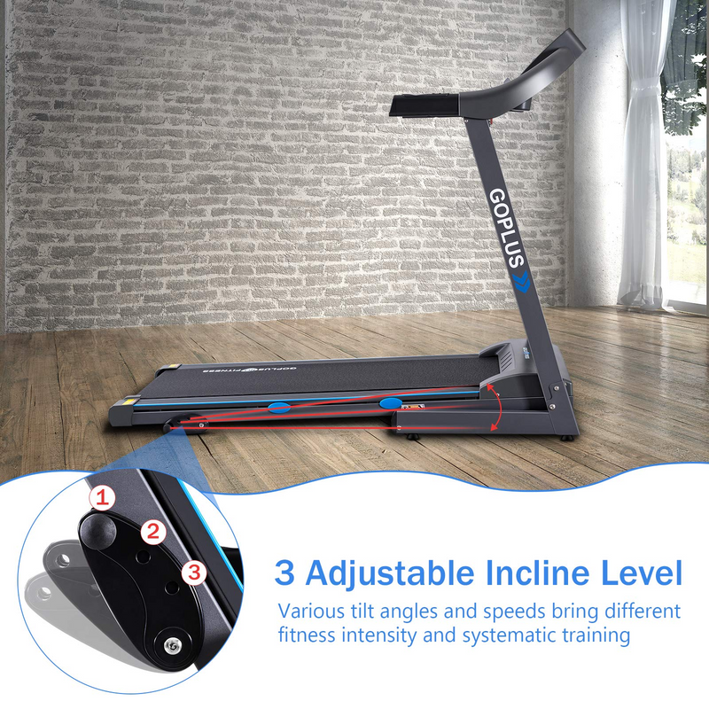 Load image into Gallery viewer, 2.25HP Folding Treadmill with Incline, Superfit Electric Treadmill - GoplusUS
