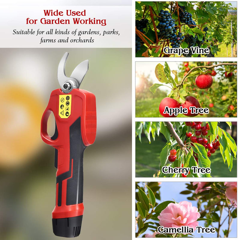 Load image into Gallery viewer, Professional Cordless Electric Pruning Shears, Tree Branch Flower Bushes Trimmer
