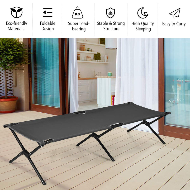 Load image into Gallery viewer, Folding Camping Cot with Carrying Bag - GoplusUS
