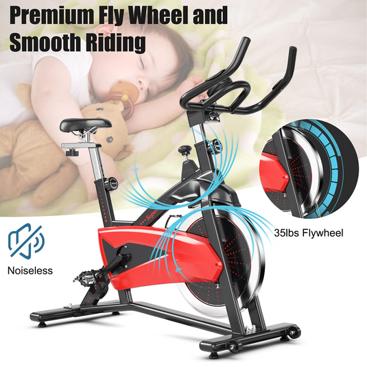 Goplus stationary exercise magnetic cycling bike review hotsell