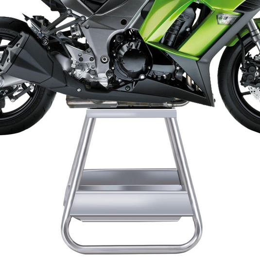 1000 LB Motorcycle Maintenance Lift Jack - Steel Panel Stand With Oil Drain Hole