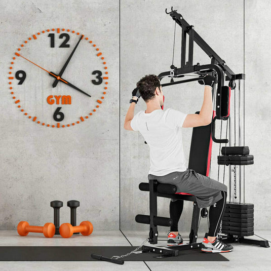 Multifunction Home Gym System Weight Training Exercise Workout Equipment Fitness Strength Machine - GoplusUS