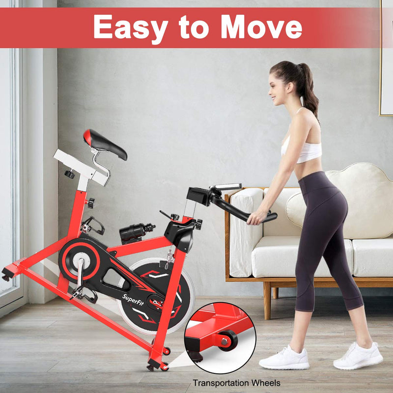 Load image into Gallery viewer, Exercise Bike, Indoor Cycling Stationary Bike for Home Cardio Workout Bike Training - GoplusUS
