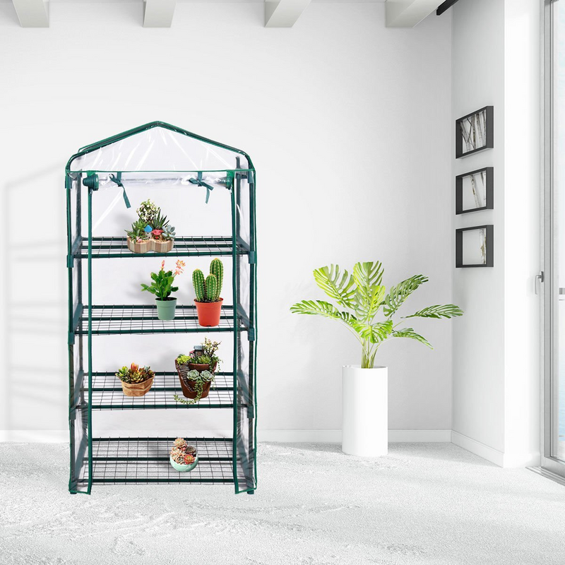 Load image into Gallery viewer, Walk-in Greenhouse Portable Mini Green House Outdoor, 2.3&quot; x 1.6&quot;  x 5.3&quot;
