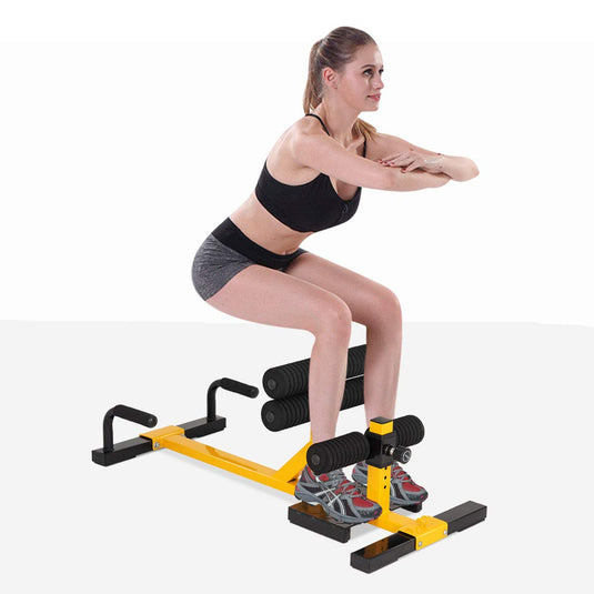 3-in-1 Multifunctional Squat Machine Deep Sissy Squat & Leg Exercise Squat - GoplusUS