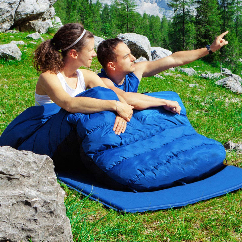 Load image into Gallery viewer, Double Sleeping Bag for Adults Kids, Queen Size XL 2 Person - GoplusUS
