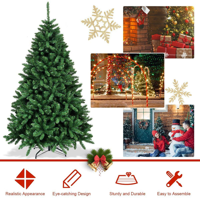 Load image into Gallery viewer, Artificial Douglas Christmas Tree Easy Assembly Xmas Tree for Indoor and Outdoor - GoplusUS
