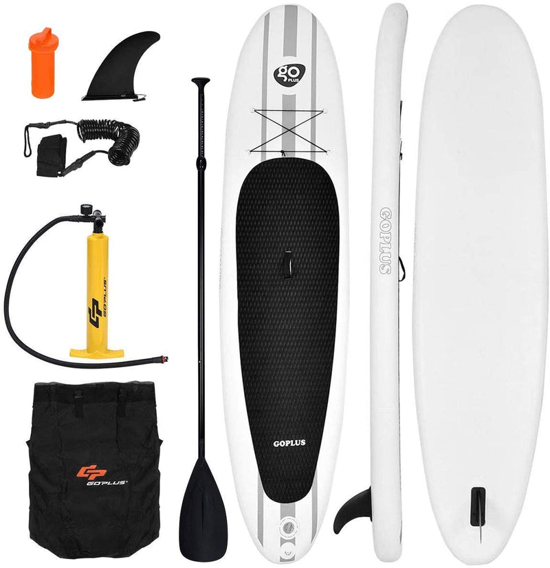 Load image into Gallery viewer, Inflatable 10&#39;  StandUp Paddle Board Package w/ Leash Fin Adjustable Paddle Pump Kit Carry Backpack, 6&quot; Thick - GoplusUS
