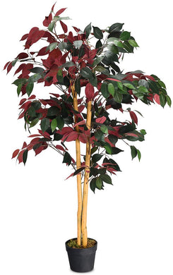 4FT Fake Tree Artificial Greenery Plants in Nursery Pot Decorative Trees - GoplusUS