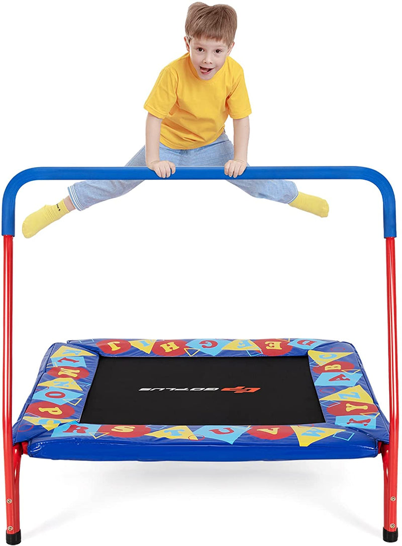 Load image into Gallery viewer, 36&quot; Square Toddler Trampoline, 330LBS Load Mini Kids Trampoline - GoplusUS
