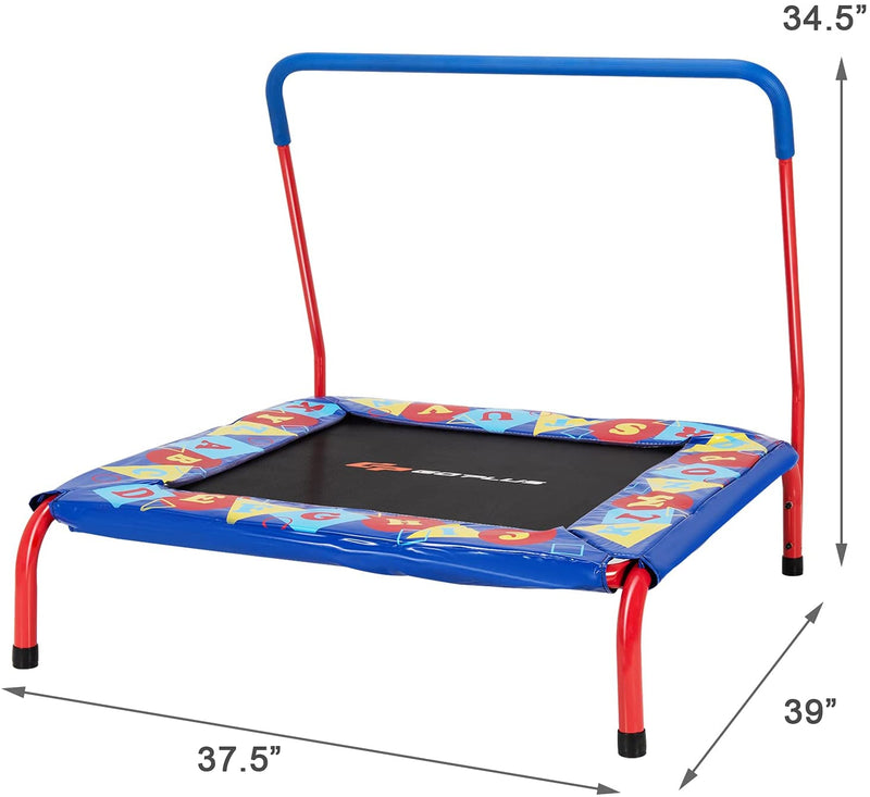 Load image into Gallery viewer, 36&quot; Square Toddler Trampoline, 330LBS Load Mini Kids Trampoline - GoplusUS
