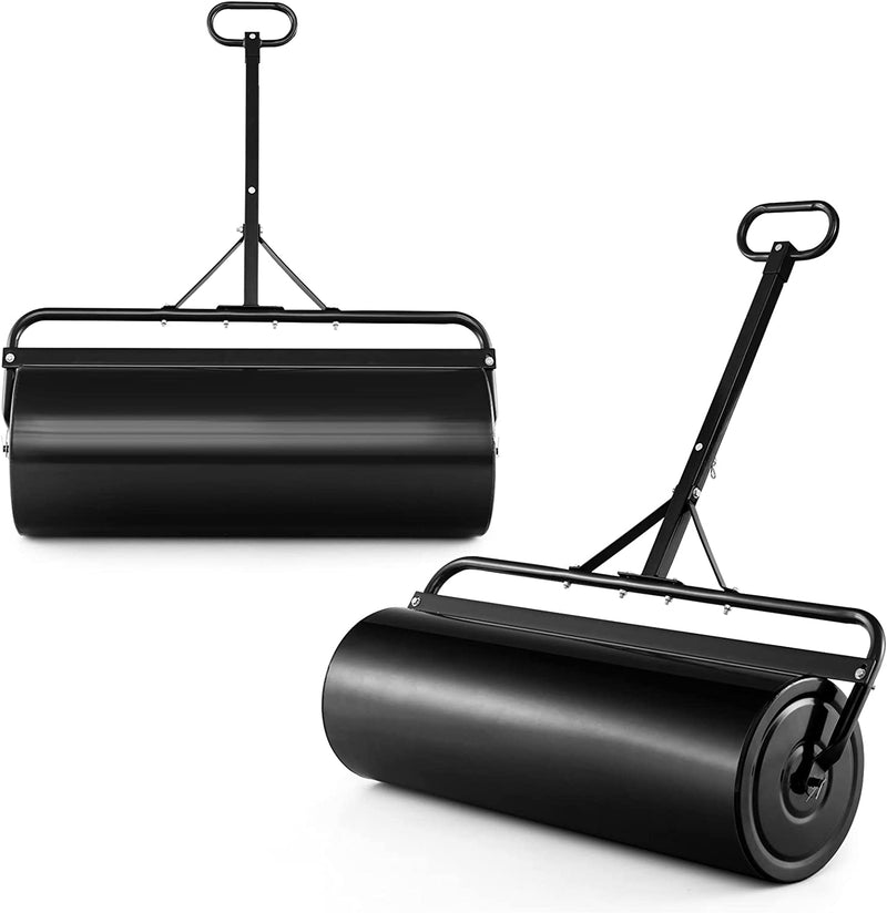 Load image into Gallery viewer, Goplus Lawn Roller, Push/Tow-Behind Lawn Roller, 17 Gallon/63L Water/Sand-Filled Sod Roller with Detachable Gripping Handle
