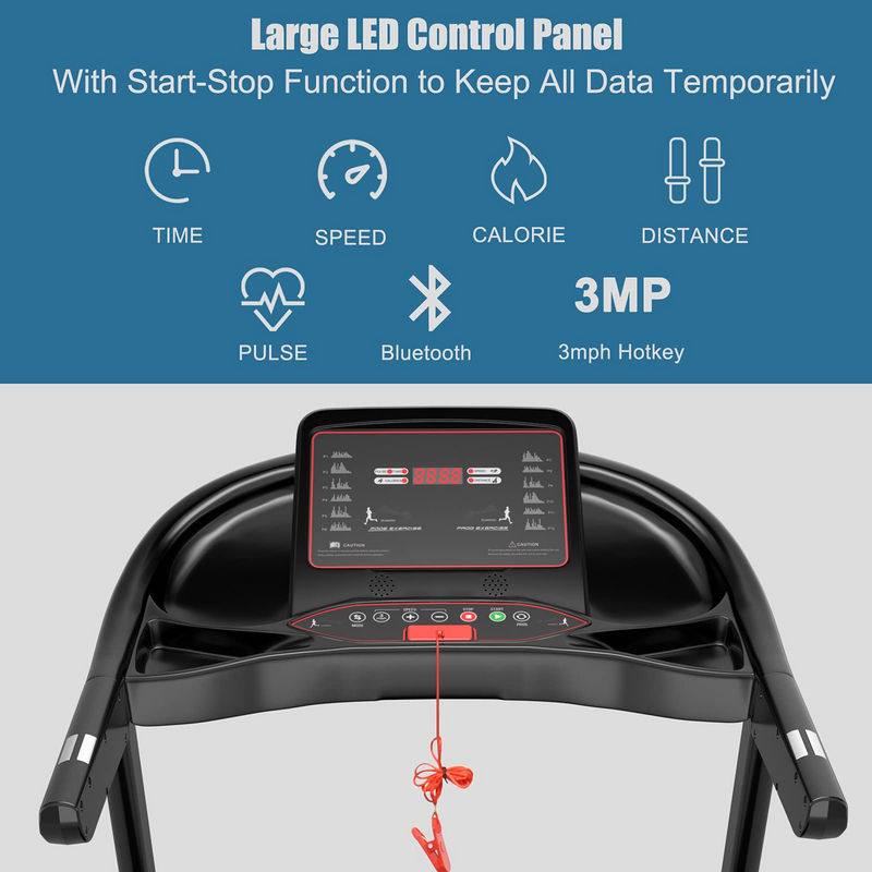 Load image into Gallery viewer, Goplus 2.25HP Electric Folding Treadmill, Portable Superfit Treadmill W/APP Control - GoplusUS
