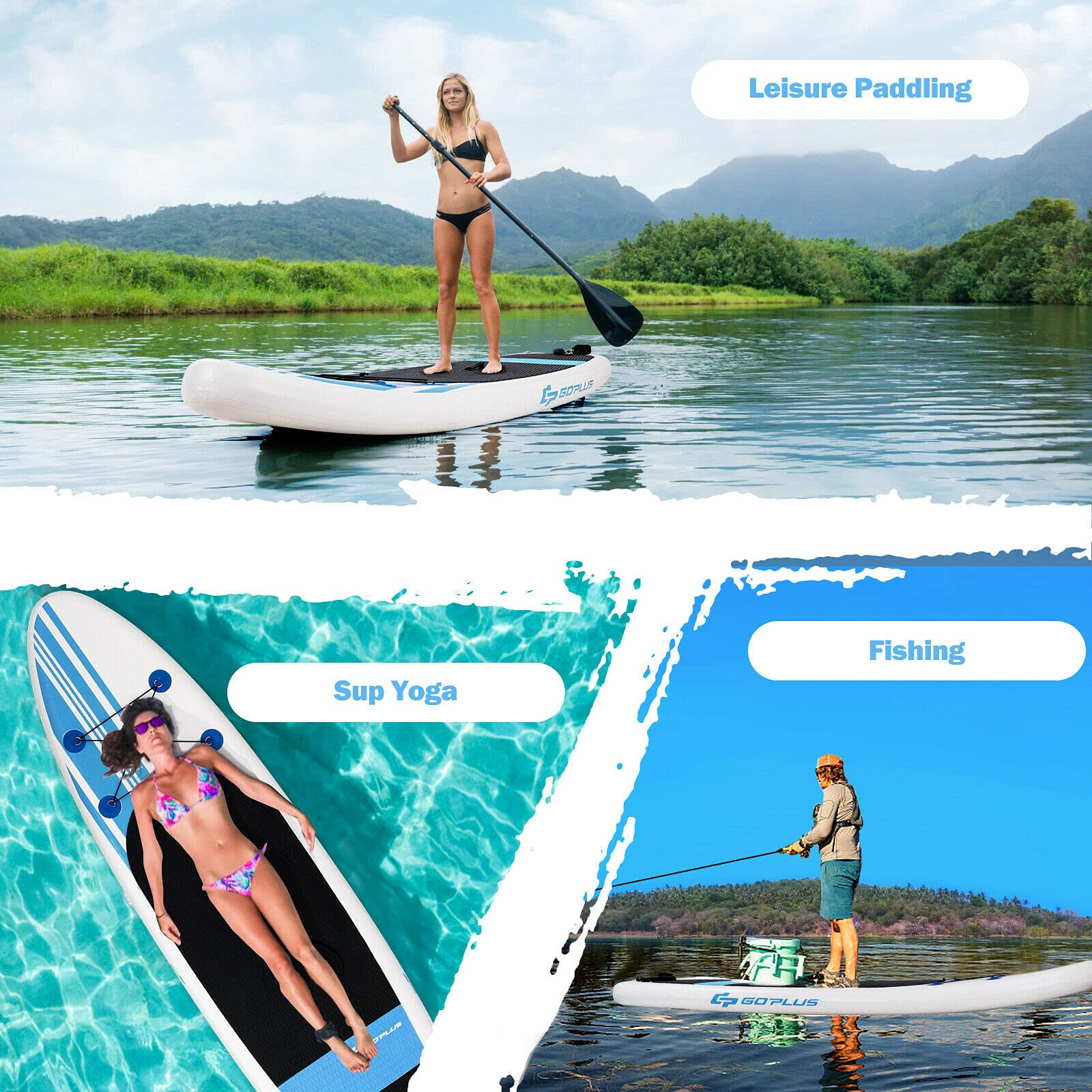 Inflatable 10'  StandUp Paddle Board Package