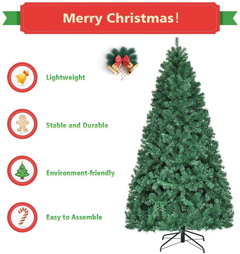 Load image into Gallery viewer, Pre-Lit PVC Artificial Christmas Tree Auto-Spread/Close up Premium Spruce Hinged
