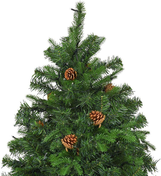 Pre-Lit Artificial Christmas Tree Premium Spruce Hinged Tree with 540 LED Lights