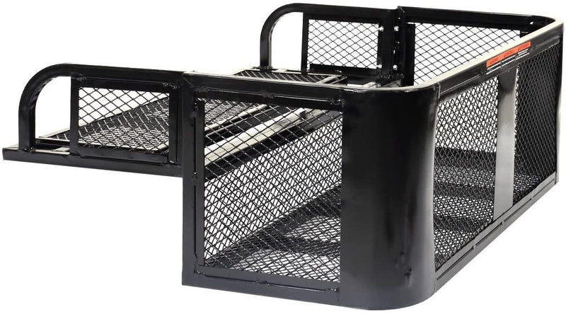 Load image into Gallery viewer, ATV UTV Universal Rear Drop Basket Rack Detachable Steel Luggage Cargo Steel Mesh Surface - GoplusUS
