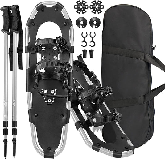 Goplus Snow Shoes for Men Women Youth Kids, Snow Mud Baskets Included, 21/ 25/ 30 Inches - GoplusUS