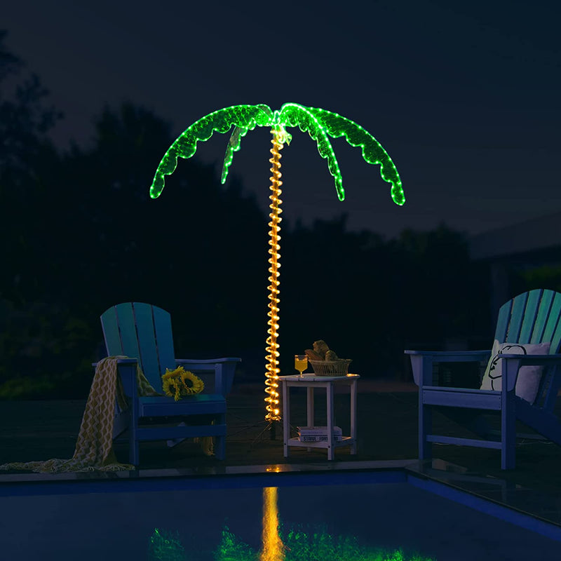 Load image into Gallery viewer, Lighted Palm Trees for Outside Patio - GoplusUS
