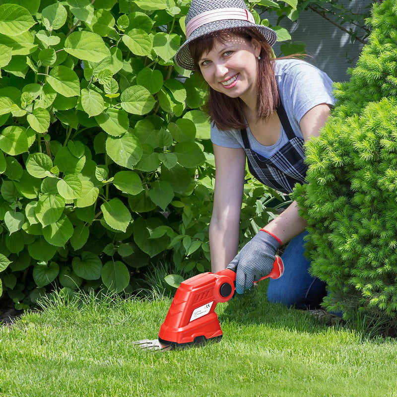 Load image into Gallery viewer, 2 in 1 Cordless Grass Shear + Hedge Trimmer w/ 3.6V Rechargeable Battery - GoplusUS
