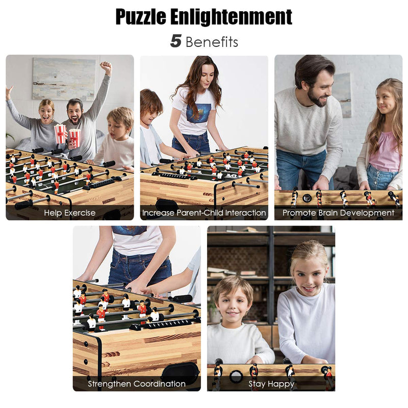 Load image into Gallery viewer, 48&quot; Foosball Table, Easy-Assemble Soccer Game Table - GoplusUS
