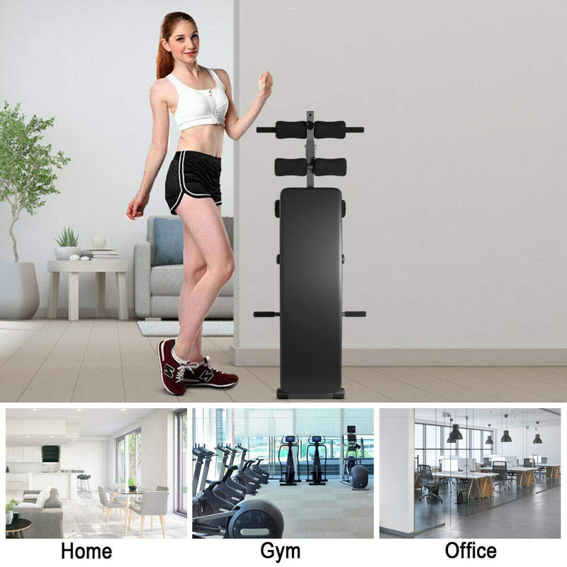 Load image into Gallery viewer, Adjustable Bench Sit up Bench Slant Board Decline Ab Bench Crunch Board - GoplusUS
