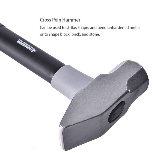 5-Piece Hammer Set, 16/32 OZ Ball Pein Hammer, Rubber Mallet - GoplusUS
