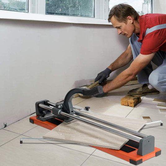 24 Inch Manual Tile Cutter, Professional Porcelain Ceramic Floor Tile Cutter - GoplusUS