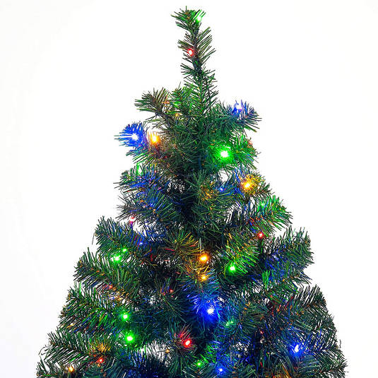 Goplus Artificial Christmas Tree Premium Spruce Hinged Tree, UL-Certified Transformer - GoplusUS